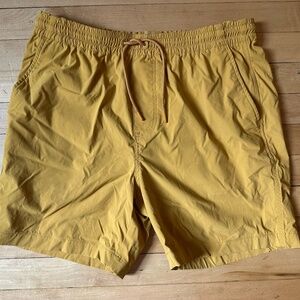 J.Crew yellow tech shorts